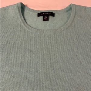 Lands End brand cashmere short sleeve sweater